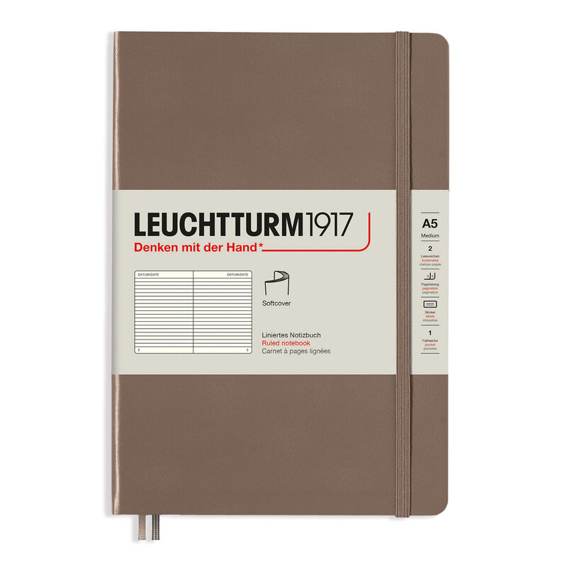 Leuchtturm Notebook A5 Soft Ruled Warm Earth