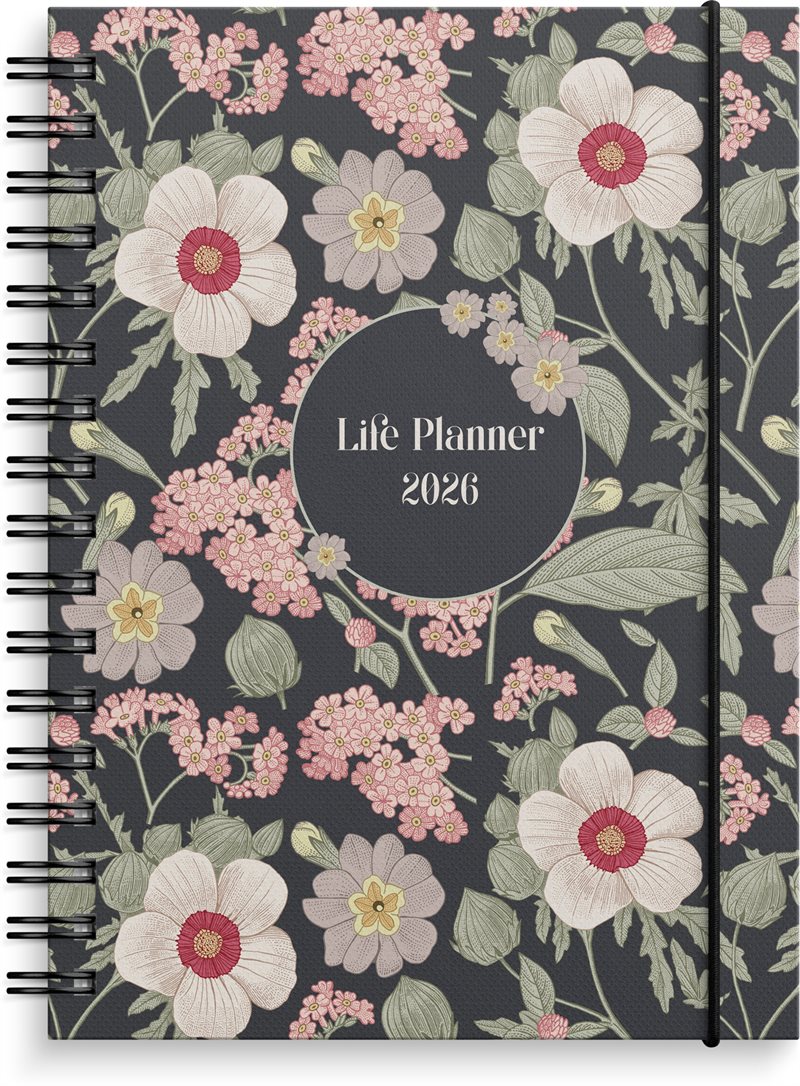 Kalender 2026 Life Planner Floral