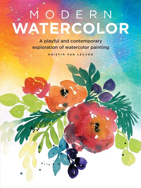 Modern watercolor - a playful and contemporary exploration of watercolor pa