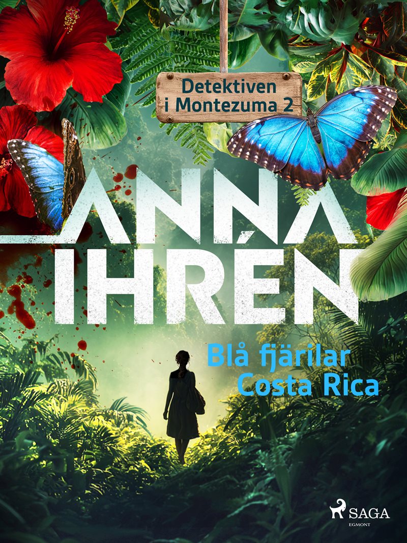 Blå fjärilar i Costa Rica