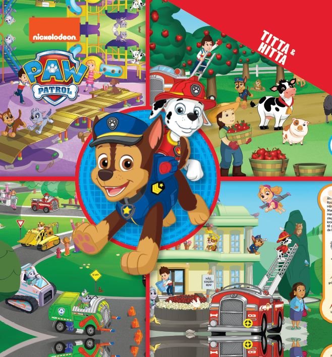 Paw Patrol - Titta och hitta