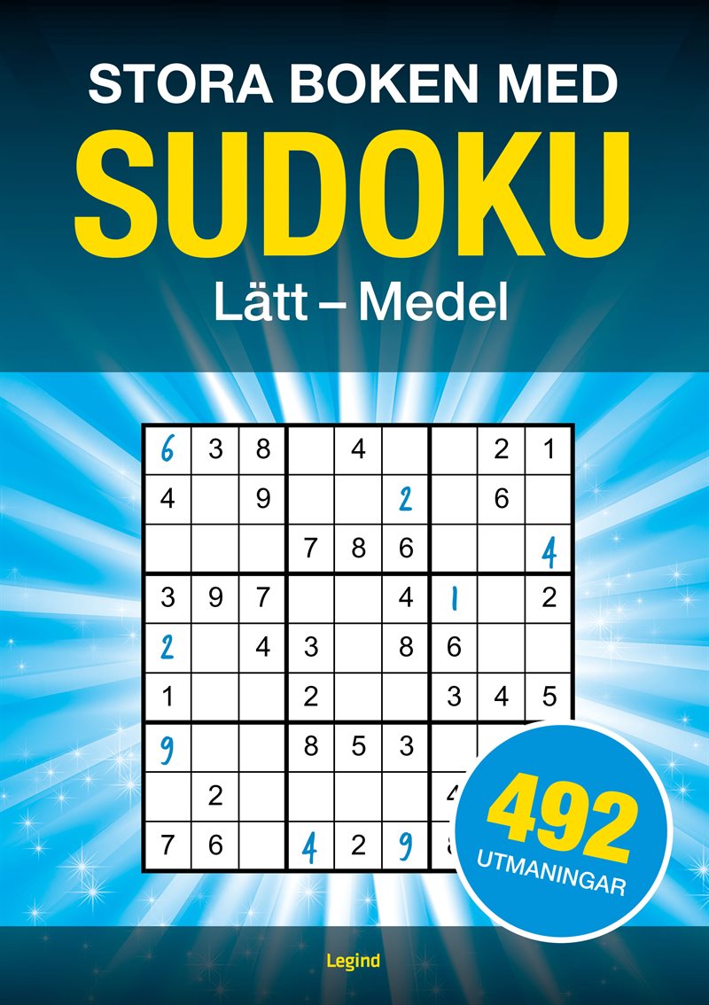 Stora boken med Sudoku : 492 sudokun, lätt till medel