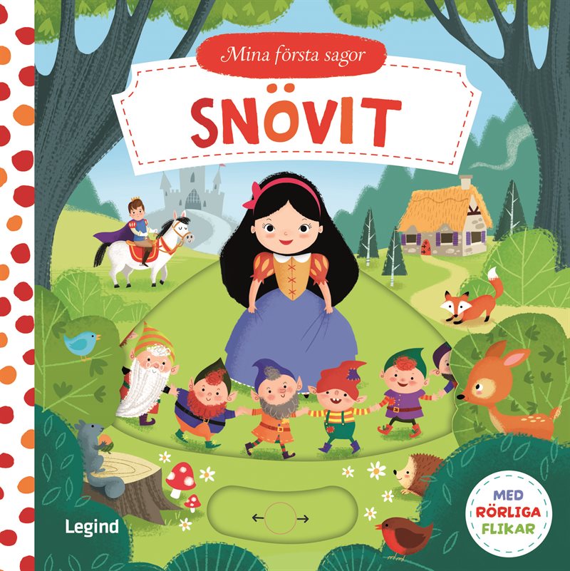 Snövit - med rörliga flikar
