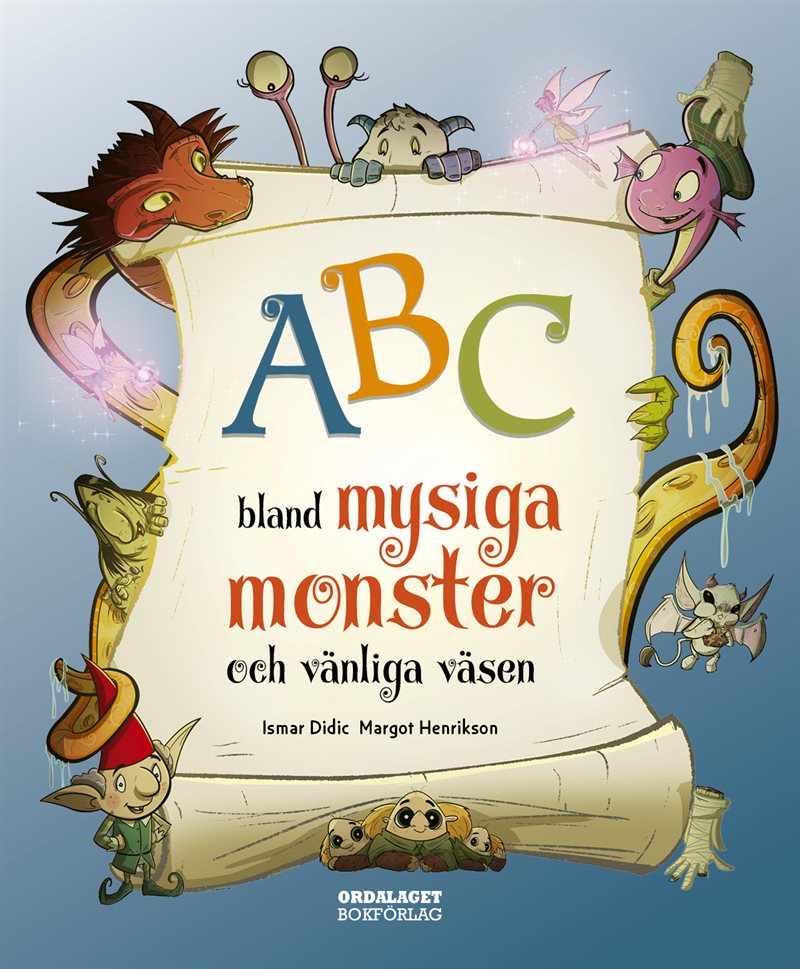 ABC bland mysiga monster och vänliga väsen