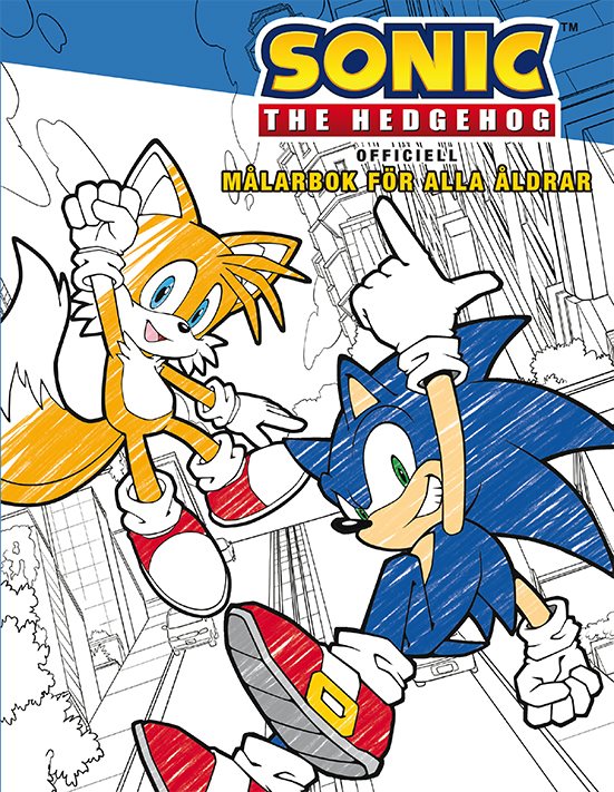 Sonic the Hedgehog: Målarbok för alla åldrar