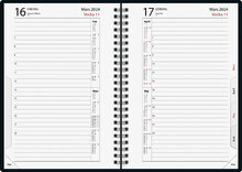 Kalender 2024 Timdagbok Bordeaux Wire-O FSC