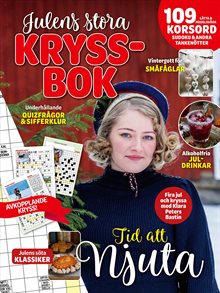 Julens stora kryssbok : 109 lätta och medelsvåra korsord, sudoku och andra tankenötter